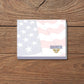 Americana design post-it notes paper print by Curative Printing