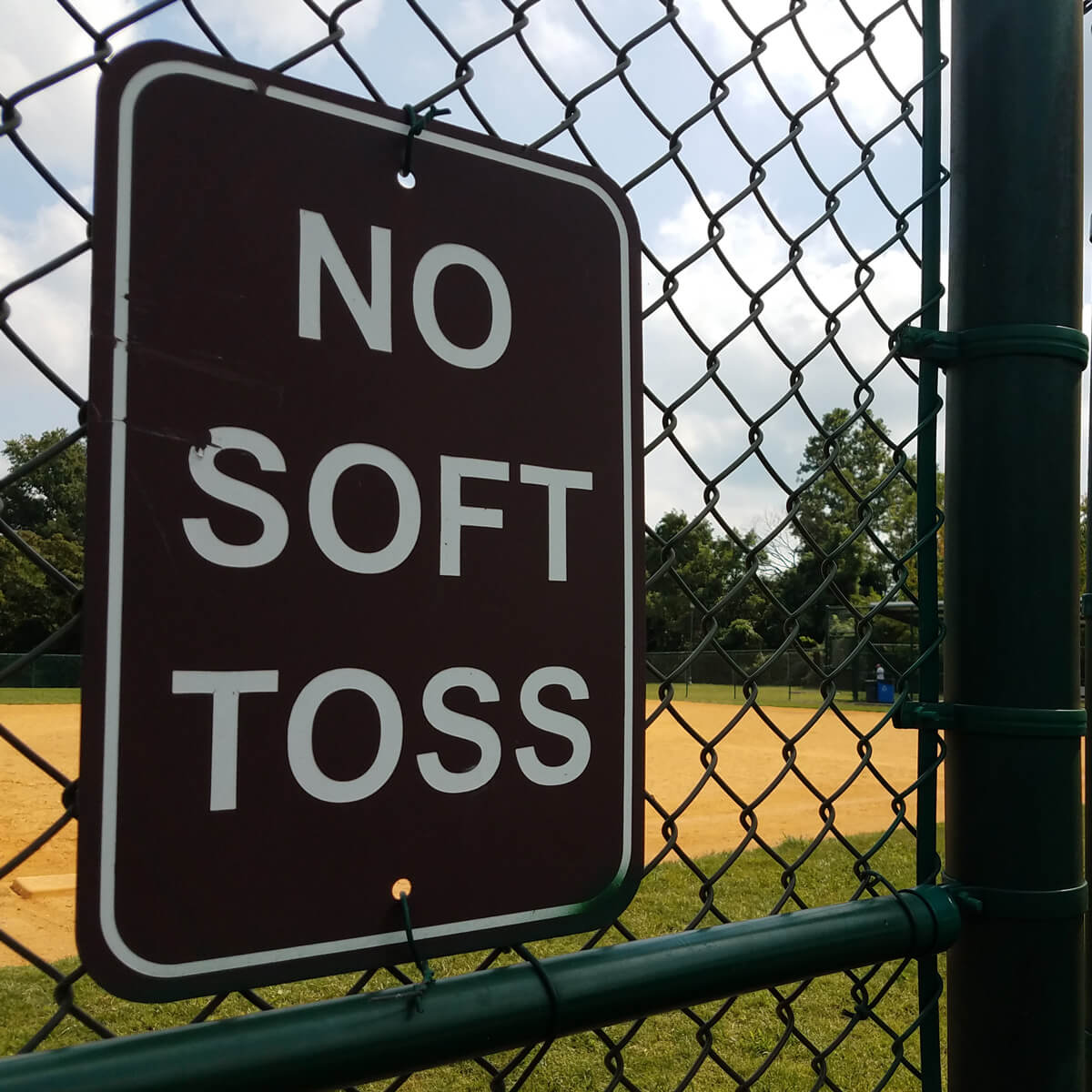 Ball field design Aluminum signs and banners print by Curative Printing