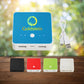 Large logo imprinted power bank charger promotional technology by curative printing