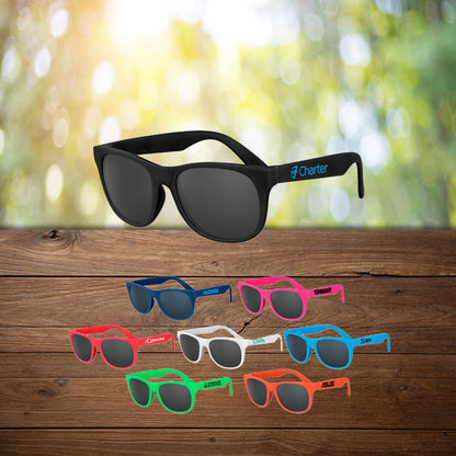 Color variety for branded sunglasses promotional wellness & safety by curative printing