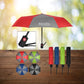 Solid color options for folding umbrella promotional umbrellas by curative printing