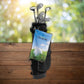 Sublimation printed custom golf towels promotional golf by curative printing