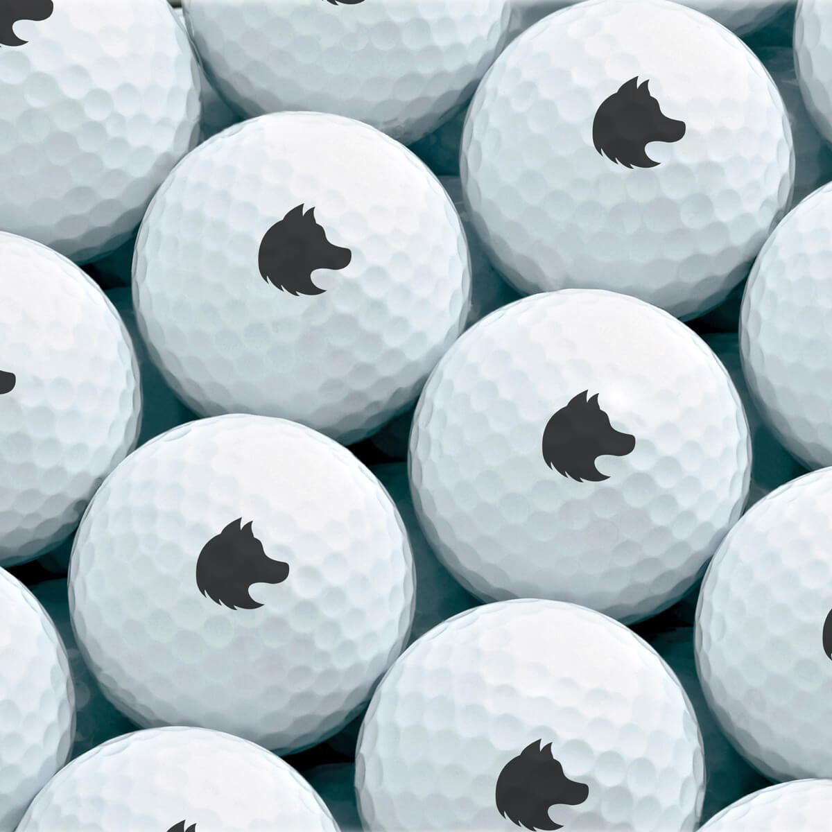 Hopsin logo'd golf ball custom promotional golf by curative printing