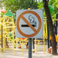 No smoking design Aluminum signs and banners print by Curative Printing