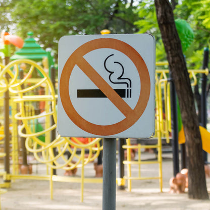 No smoking design Aluminum signs and banners print by Curative Printing