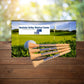 Packaged set of four golf tees custom promotional golf by curative printing