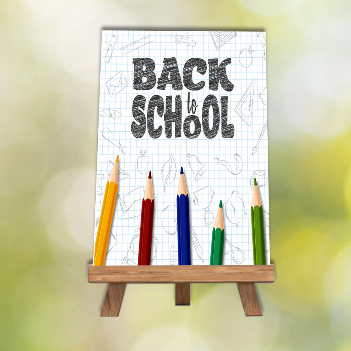 Back to school foamcore sign and banners Curative Printing