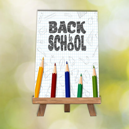 Back to school foamcore sign and banners Curative Printing