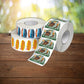 Variety of roll sticker decal graphics promotional decal label by Curative Printing